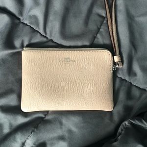 Blush Pink Coach Wristlet